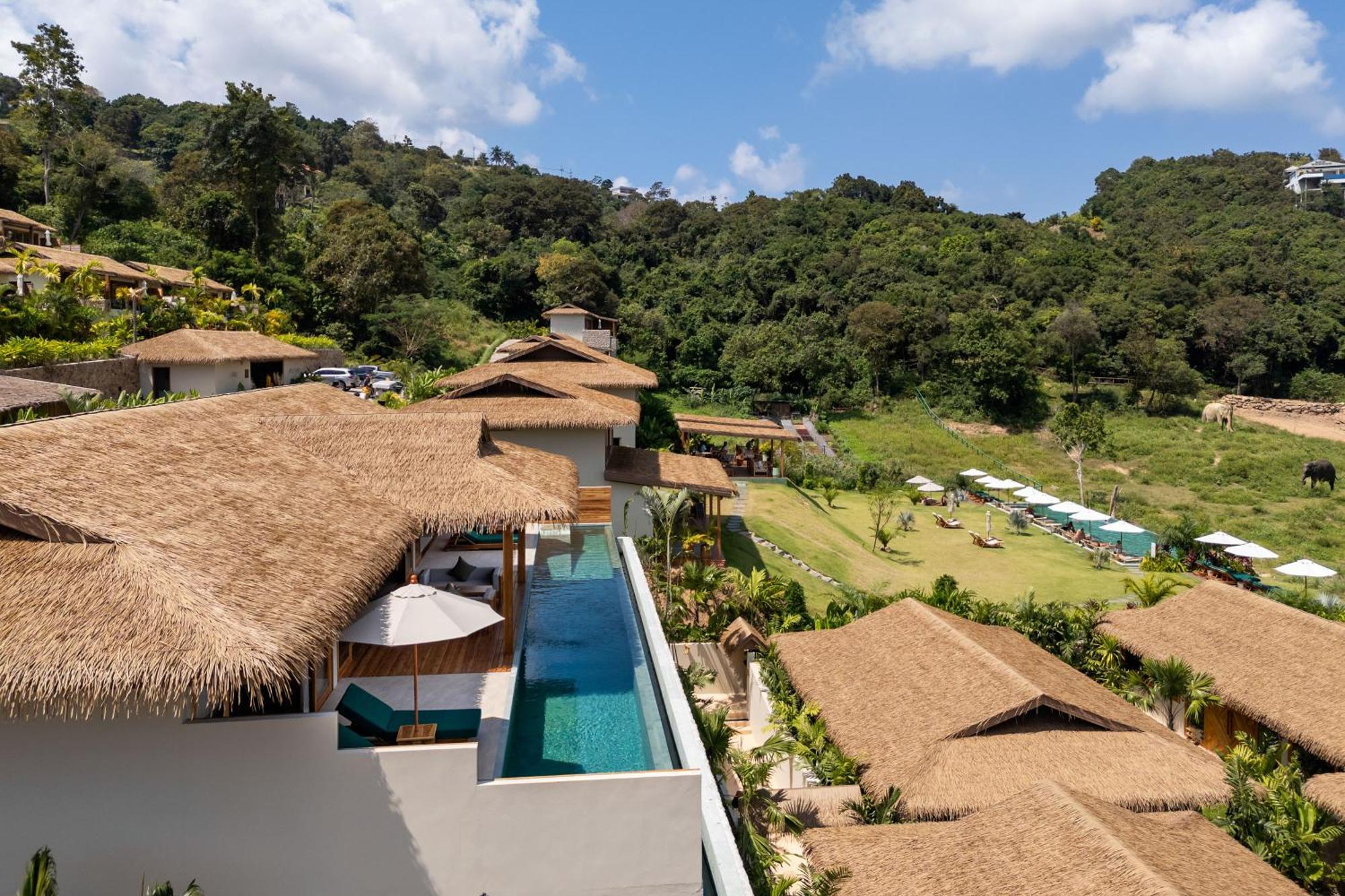 Wild Cottages Elephant Sanctuary Resort Amphoe Koksamui Exterior foto